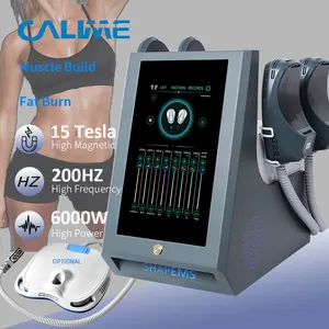 Professional EMS Body Slim Machine 6000W 15 Tesla Muscle Stimulator Build Weight Fat Loss Body Shape Sculpt Emslim Neo Machine