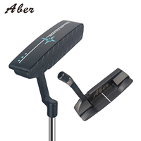 Putter de golf Aber en acier inoxydable personnalisé avec logo (usiné CNC) - Manche en acier 350g Unisexe Droitier pour tous les golfeurs