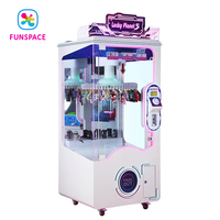 Machine de jeu d'arcade à monnayeur pour parcs d'attractions intérieurs, avec jeu de pince à griffes et distributeur de poupées