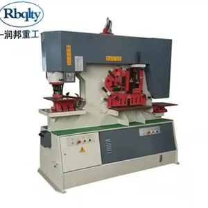 Máquina de perfuração e corte hidráulica para ferro Rbqlty, máquina de venda quente para ferro