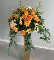 Boules de fleurs artificielles réutilisables de 50 cm, 60 cm, 70 cm, roses, blanches, rouges, grandes, pour arrangements floraux, centres de table pour la décoration de mariage