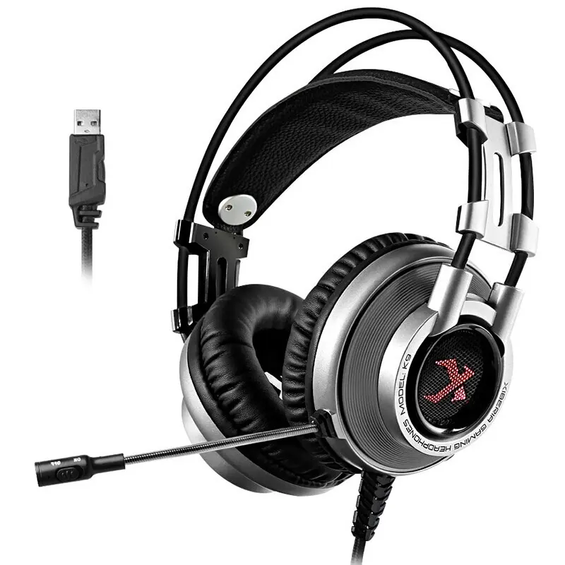 Bodio XIBERIA K9 headband Over Ear 7.1 Surround Stereo Super Bass Gaming Headset