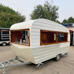 Custom Shaped Mobile Street Kitchen Cart for Coffee Burger Snack Business Outdoor Vending Food Trailer - Product Image 1