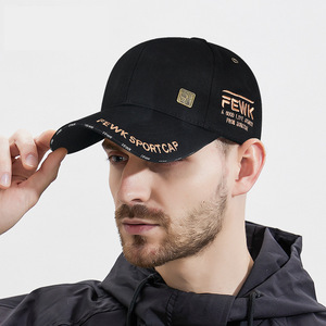 FEWK Baseball Cap Unisex Cotton Canvas Breathable Sun Protection Sport Hat - Product Image 1