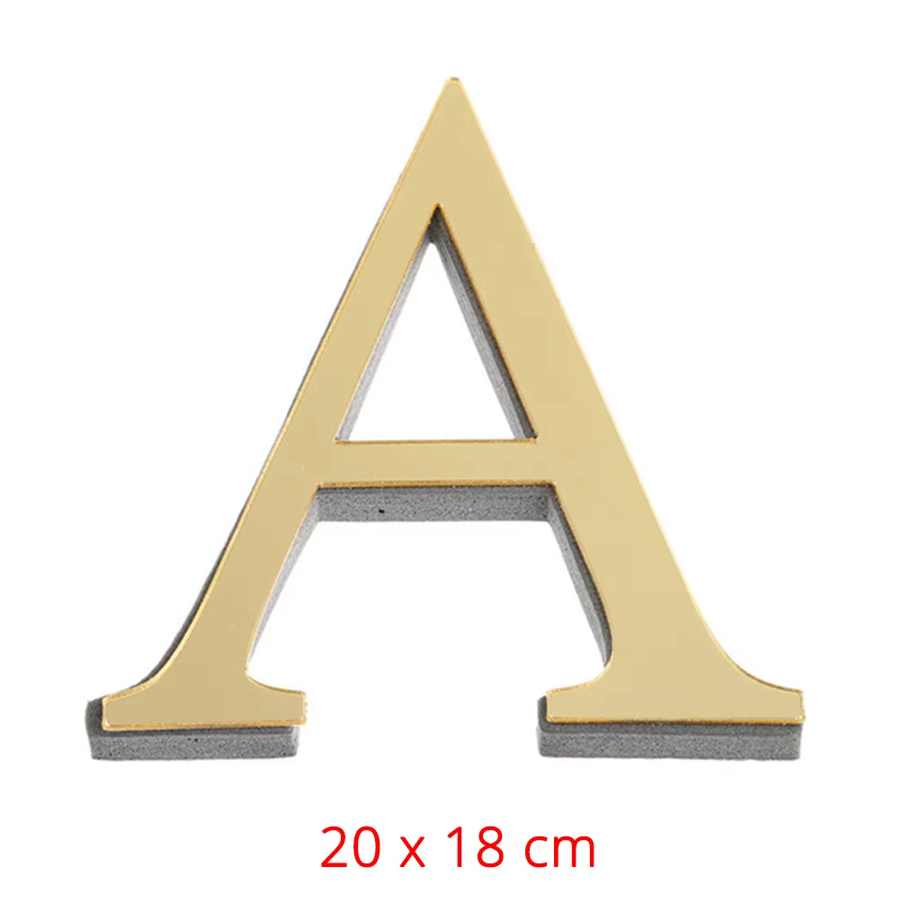 20cm(per letter)