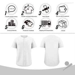 Maglia da Baseball Personalizzata da Uomo Traspirante Uniforme da Baseball Vintage all'Ingrosso Taglia USA Abbigliamento da Baseball Stampato in Sublimazione - Product Image 5