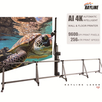Impresora de Pared Portátil AI 4K, Impresora UV Vertical, Máquina de Murales para Publicidad Exterior