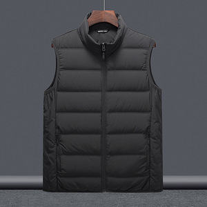 Ropa de abrigo cortavientos de invierno, <span class=keywords><strong>Chaleco</strong></span> de plumón de alta calidad para hombres y mujeres, <span class=keywords><strong>chaleco</strong></span> <span class=keywords><strong>acolchado</strong></span> ligero y cálido sin mangas para Unisex - Product Image 6
