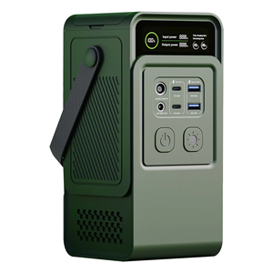 Station d'alimentation portable extérieure 220V d'urgence 200W avec batterie LiFePO4 MPPT, stockage d'énergie, onde sinusoïdale pure, alimentation de secours pour le camping - Product Image 2