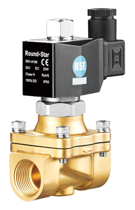Solenoides de Diferencial Cero de Latón Sin Plomo Certificados Serie NZW-K 1/8'-2' AC220V DC24V Normalmente Abiertos - Product Image 3