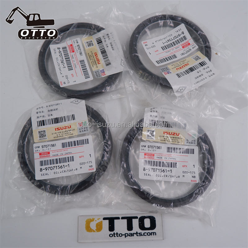 8-97071561-1 ZX130B 4JJ1 Crankshaft Rear Oil Seal for Excavators