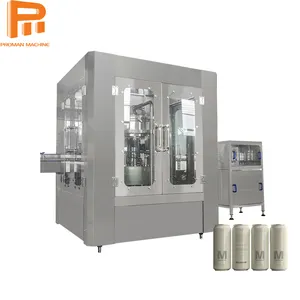 Automatic Counter Pressure Filler And Seaming Aluminum Carbonated Drink Soda Beer Can Filling Machine