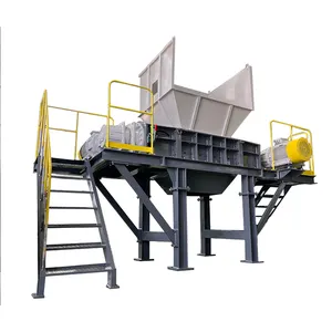 Automatische Schroot Recycling Apparatuur Dubbele As Shredder Voor Olietank