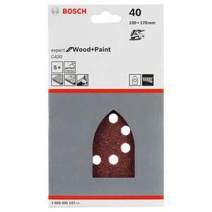 BOSCH - 2608605184 C430 Jeu de feuilles abrasives avec 8 trous-EAN 3165140160025 ABRASIVES ABRASIVE PAPERS - Product Image 2