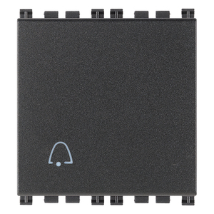 Bell Button 1P 10A Grey 2M <b>Wire</b> Length <b>Doorbell</b> Switch - Product Image 1