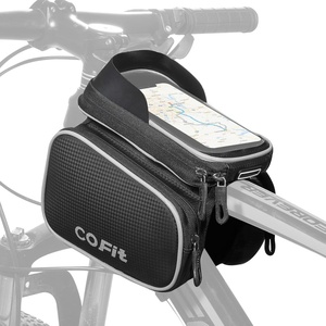 Échantillon gratuit Sac de guidon de vélo de route et de VTT réfléchissant et imperméable de 2,2 L de capacité d'usine - Product Image 5