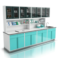 Table d'appoint de laboratoire polyvalente tout acier, haute résistance à la corrosion, résistante aux acides et aux alcalis, certifiée CE, pour hôpitaux et écoles