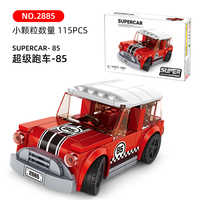 Bloc voiture 2885 Supercar Citycar course voiture de sport MOC modèle de voiture enfants éducatifs assembler bloc de construction jouet en plastique Juguete