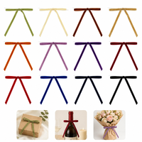 Ruban en velours de luxe personnalisé, fabriqué directement en usine, ruban papillon écologique pour emballages cadeaux de Noël et de mariage