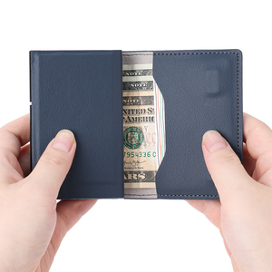 New Protective Cover for GPS Tracker Magnetic for up Cardholder RFID Leather Trifold Credit <b>Card</b> <b>Wallet</b> - Product Image 3