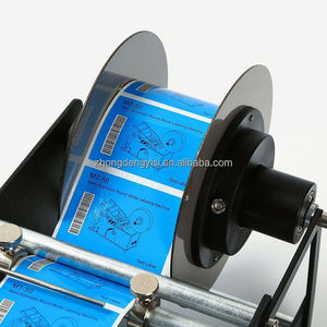 Petite machine manuelle d'étiquetage de bouteilles de vin avec poignées pour boîtes de boissons, machine d'emballage d'autocollants adhésifs pour bouteilles en plastique et en verre - Product Image 3