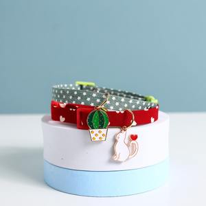 <span class=keywords><strong>Collar</strong></span> de gato bonito ajustable con campanas, gargantilla de cuello a la moda para perros pequeños, <span class=keywords><strong>collar</strong></span> elegante para cachorros y gatitos - Product Image 6