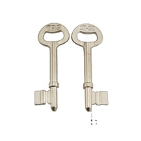 Clé vierge en alliage de Zinc, 1 pièce, clé de porte, normale, bonne qualité