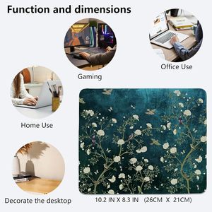 Alfombrilla de Ratón Pretty Flower, Alfombrilla de Ratón Multiusos con Superficie Deslizante Suave de Primera Calidad - Product Image 5