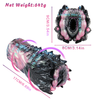 GEEBA Fantasy Masturbator für Männer, Monster Onahole aus Silikon, Taschenvagina, Penistrainer für Männer, Lebensechte Vagina mit Textur, Sexspielzeug für Männer