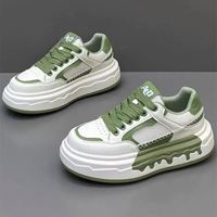 Baskets Colorblock Drip pour Hommes à Lacets, Respirantes en Maille, Antidérapantes, Légères, Style Streetwear, Usage Quotidien, Marche en Extérieur, Chaussures Tendance