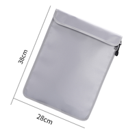 Bolsa de documentos a prueba de fuego, carpeta de archivos a prueba de agua, transparente, de Color personalizado, portafolio expandido