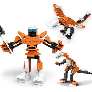 <span class=keywords><strong>Jouet</strong></span> de puzzle d'assemblage en gros, robot transformable, blocs de petites particules, cadeau - Product Image 3