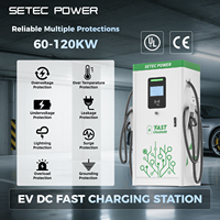 Station de recharge rapide pour véhicules électriques SETEC POWER PowerMaster niveau 3 60/90/120 kW, certifiée