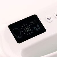 Lampe à ongles UV LED rechargeable professionnelle 108W Pro Cure de style européen 2026 avec ventilateur de refroidissement, gel sans TPO