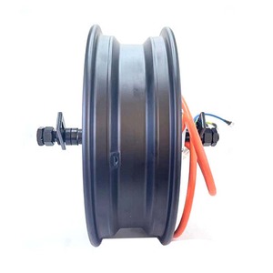 มอเตอร์ QSMOTOR ขนาด 12 นิ้ว V4 3000W 40H แบบ Dual Hall 48-96V ไร้แปรงถ่าน กันน้ำ พร้อมฐานยึดแบบ Flange สำหรับจักรยานไฟฟ้า - Product Image 5