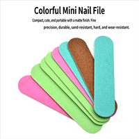 Limes à ongles double face, mini planches de ponçage en bois, ensemble de blocs de polissage pour vernis gel, manucure, pédicure, outils de salon et d'art des ongles