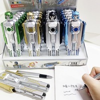 Nouveau stylo créatif en métal en forme d'avion, stylo à encre gel neutre, avion de chasse, hélicoptère, stylo à eau pour étudiants, vente en gros