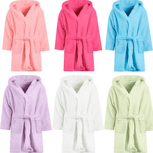 Batas de Baño de Felpa para Niños 2026, Estampado Personalizado, Suaves y Cálidas, Batas de Moda para Niñas, Batas de Alta Calidad para Después del Baño, Ropa de Estar en Casa - Product Image 2