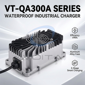 VOITATOP VT-QA300A-24V10A <span class=keywords><strong>Caricabatterie</strong></span> Portatile 24V 10A 110/220V AC Multi-Batteria per Veicoli Elettrici, Scooter e Uso Industriale - Product Image 2