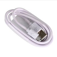 Kabel Pengisian Cepat USB untuk iPhone 1M 2M Kabel Data USB Hitam Putih untuk Android Kabel Data Micro