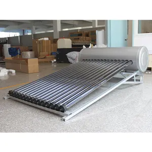 high pressure solar water heater collector stainless steel vacuum tube 150L copper used