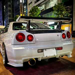 Carbon Fiber Rear Wing <b>Brackets</b> Superior Style For Skyline R34 1998-2008 - Product Image 6