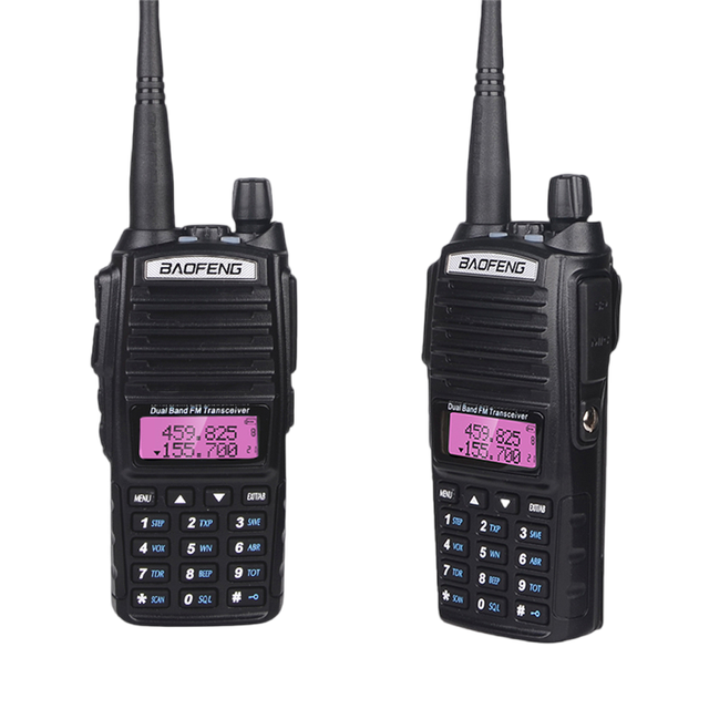 BAOFENG UV-82 Profession Dual Band PTT VHF/UHF High Power 8W GMRS Handheld Two-Way Radio