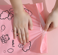 En stock Enveloppes d'expédition violettes écologiques Co-ex Ldpe Poly Mailers Sac d'expédition pour vêtements avec motif