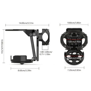 Support de tasse <span class=keywords><strong>pliable</strong></span> <span class=keywords><strong>pour</strong></span> guidon de moto et vélo électrique, support de tasse à eau, support de boisson <span class=keywords><strong>pour</strong></span> la conduite - Product Image 2