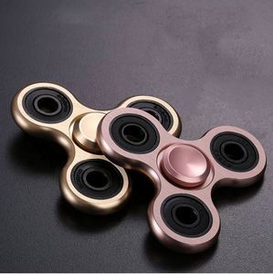 Fidget Spinner en alliage métallique, Gyro de poche anti-stress, Jouets d'extérieur pour enfants et adultes, Cadeaux amusants - Product Image 1
