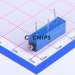 ตัวต้านทาน3006P-1-504ปรับได้/โพเทนชิออมิเตอร์ผ่านรูส่วนประกอบ (THT) ตัวต้านทาน500Kohm 10% - Product Image 2