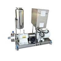 Pompe homogénéisante et émulsifiante sanitaire en acier inoxydable 316L, mélangeur à cisaillement élevé CIP SIP pour sauce chocolat et sirop de cacao