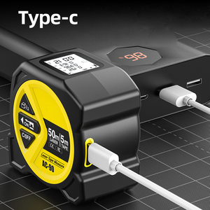 Laser <span class=keywords><strong>Tape</strong></span> đo 50m phạm vi đo khoảng cách với màn hình LCD kỹ thuật số băng laser hồng ngoại Rangefinder công cụ - Product Image 4