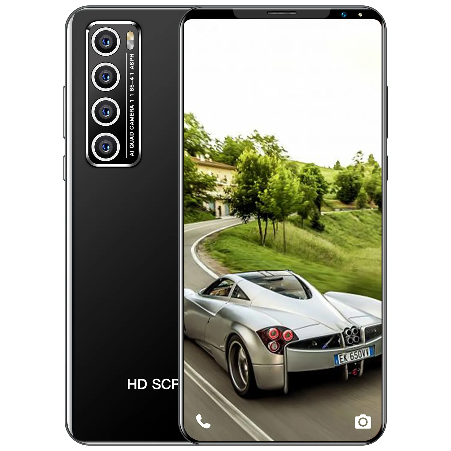 New RINO7 Pro 5.5 Inch Smartphone Global Version Full Screen 4800mAh 10 Core 24+48MP 4G+64G Dual SIM Cellphones Celular 5G Phone